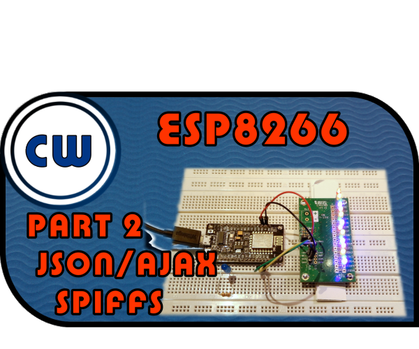 EPS8266 WEB LED Control + JSON + SPIFFS