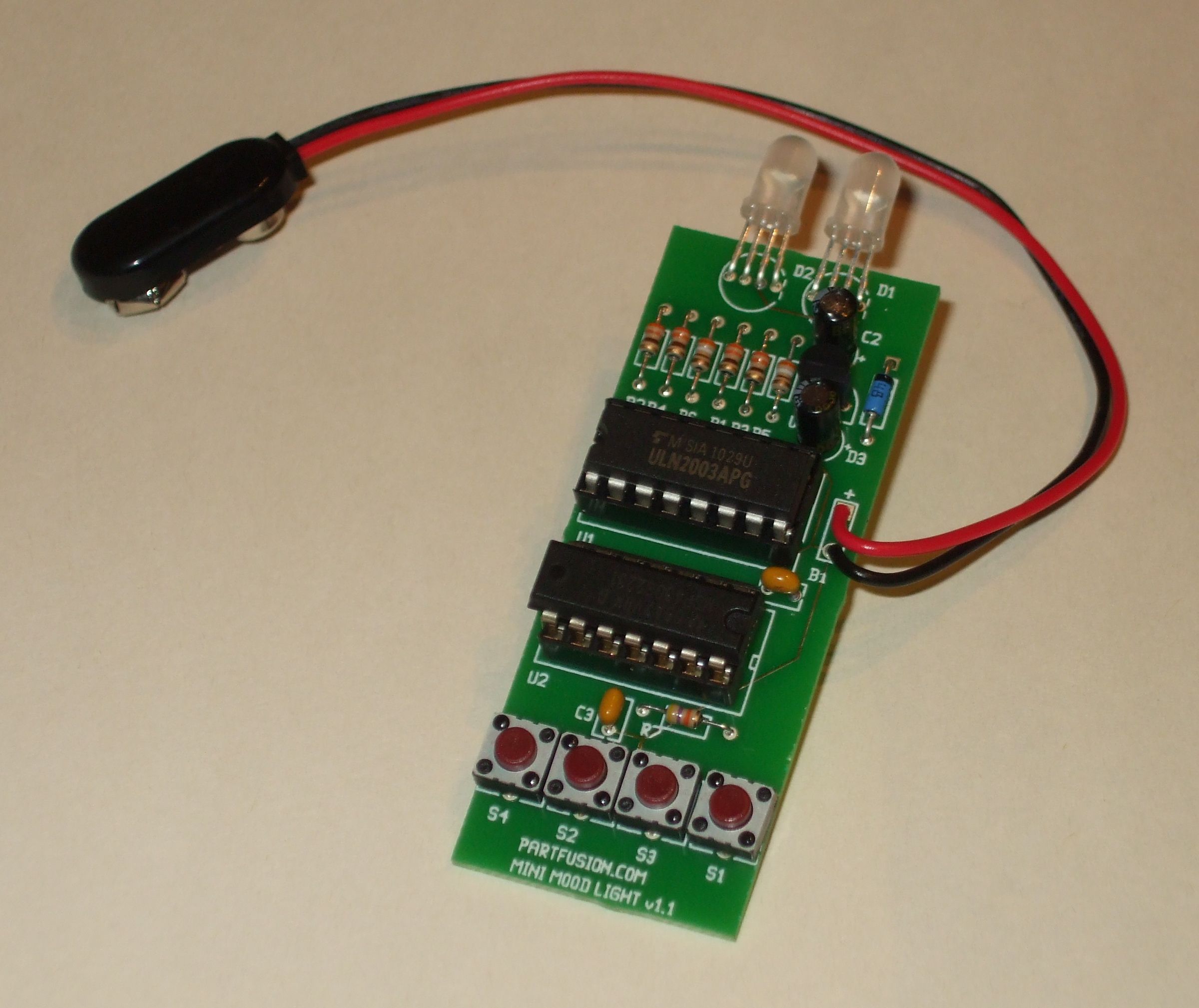 Assembling the Mini Mood Light V1 Kit