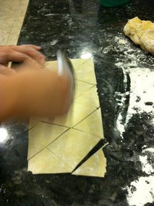 Rolling Dough and Cutting the Chips