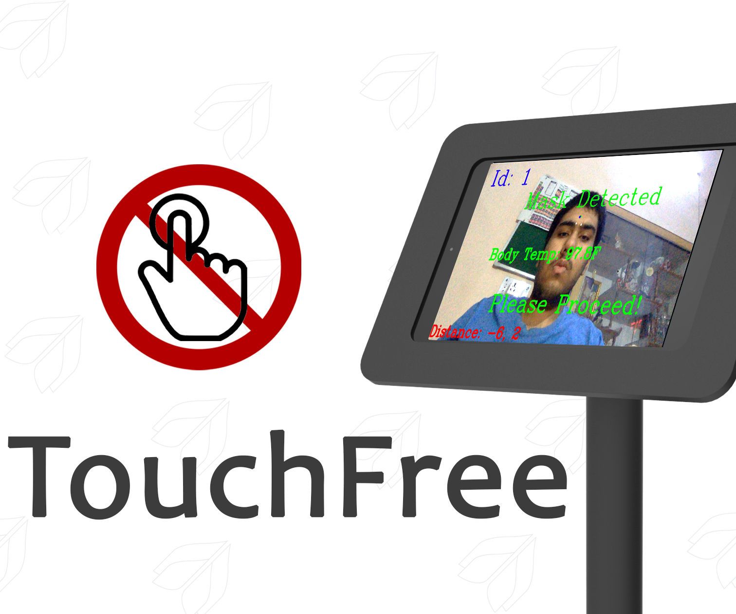 TouchFree: Automated Temperature Checkup and Mask Detection Kiosk