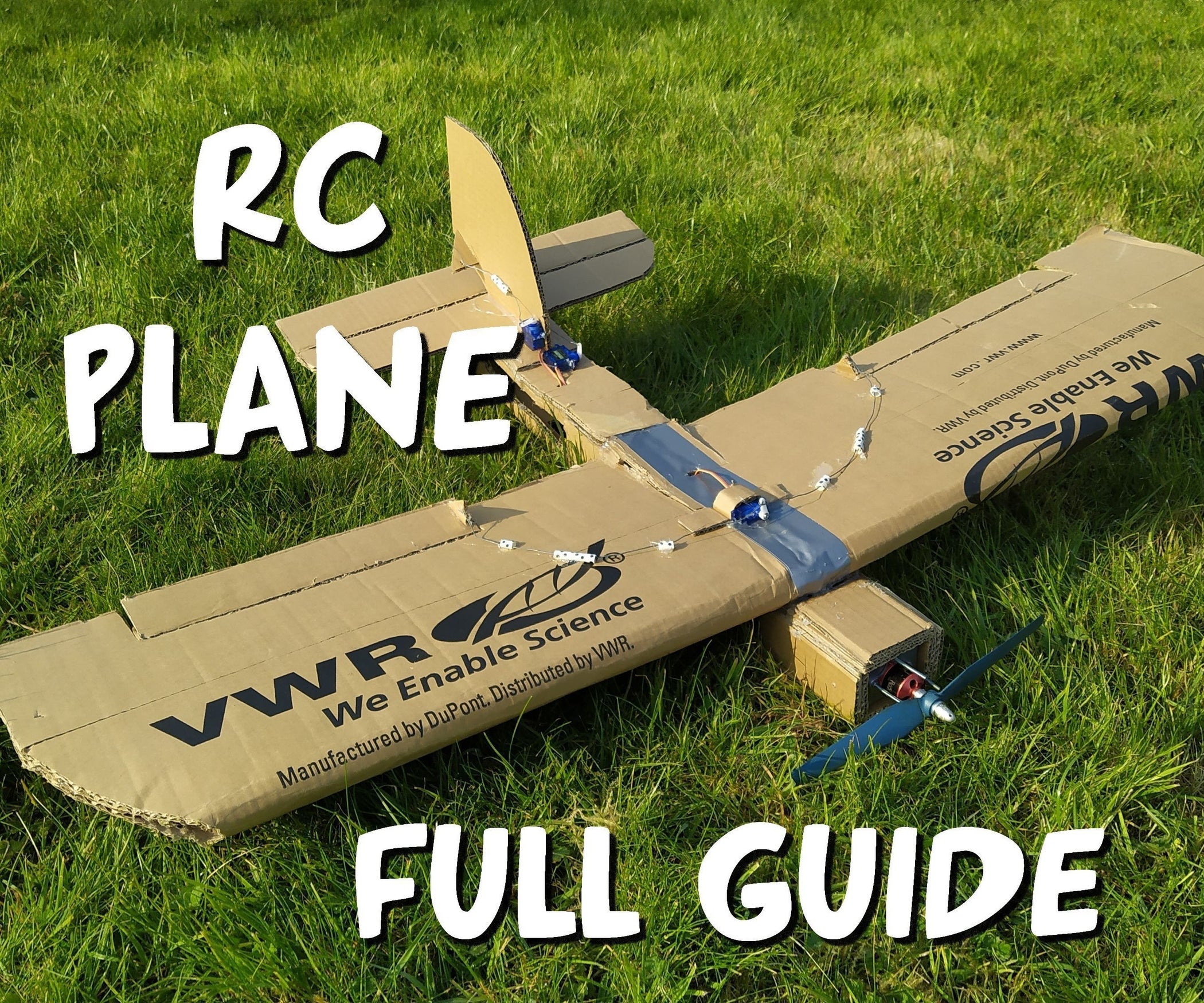 Cardboard RC Airplane Full Guide 8 Steps Instructables