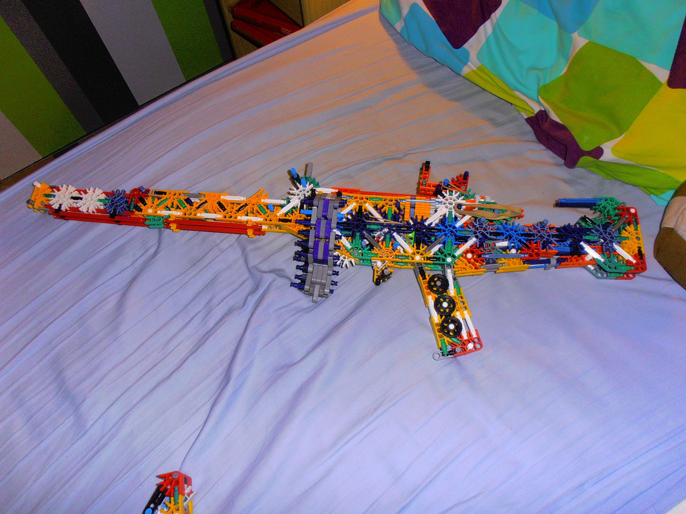 Knex Light Machine Gun - Instructables