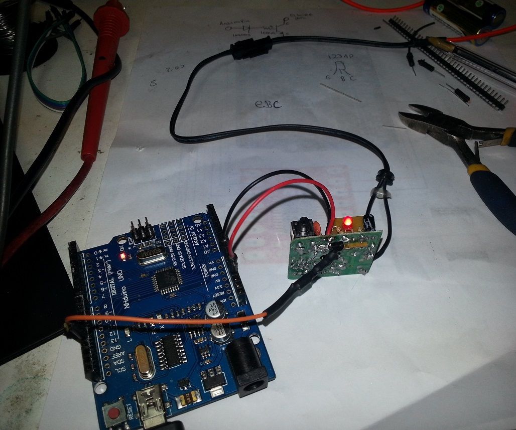 Controling EL wire with Arduino