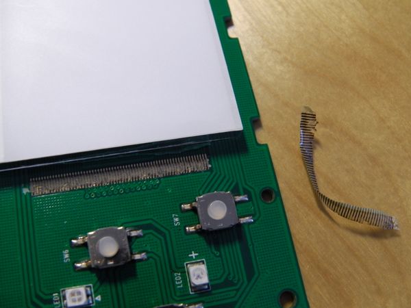 How to Remove and Re-attach LCD Ribbon From a PCB With a Fine Pitch : 9 ...