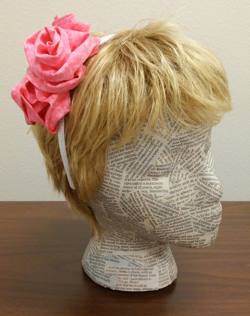 Fabric Flower Hair Accessory