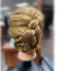 Up-Do Side Bun With Braid
