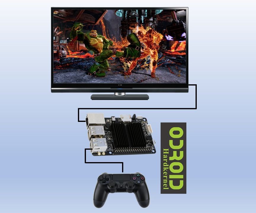 New PC Retrogaming Machine on Odroid