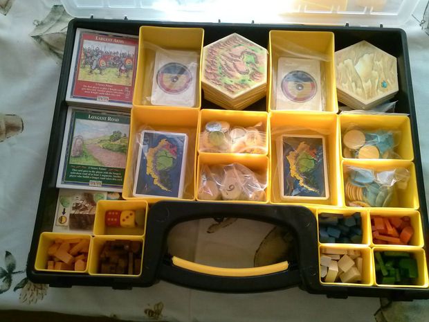 catan tackle box | Insert | Catan Organizer Settle your gaming area with The Broken Tokens organizer with box inserts for the Settlers of Catan base game Settlers of Catan Cary Case