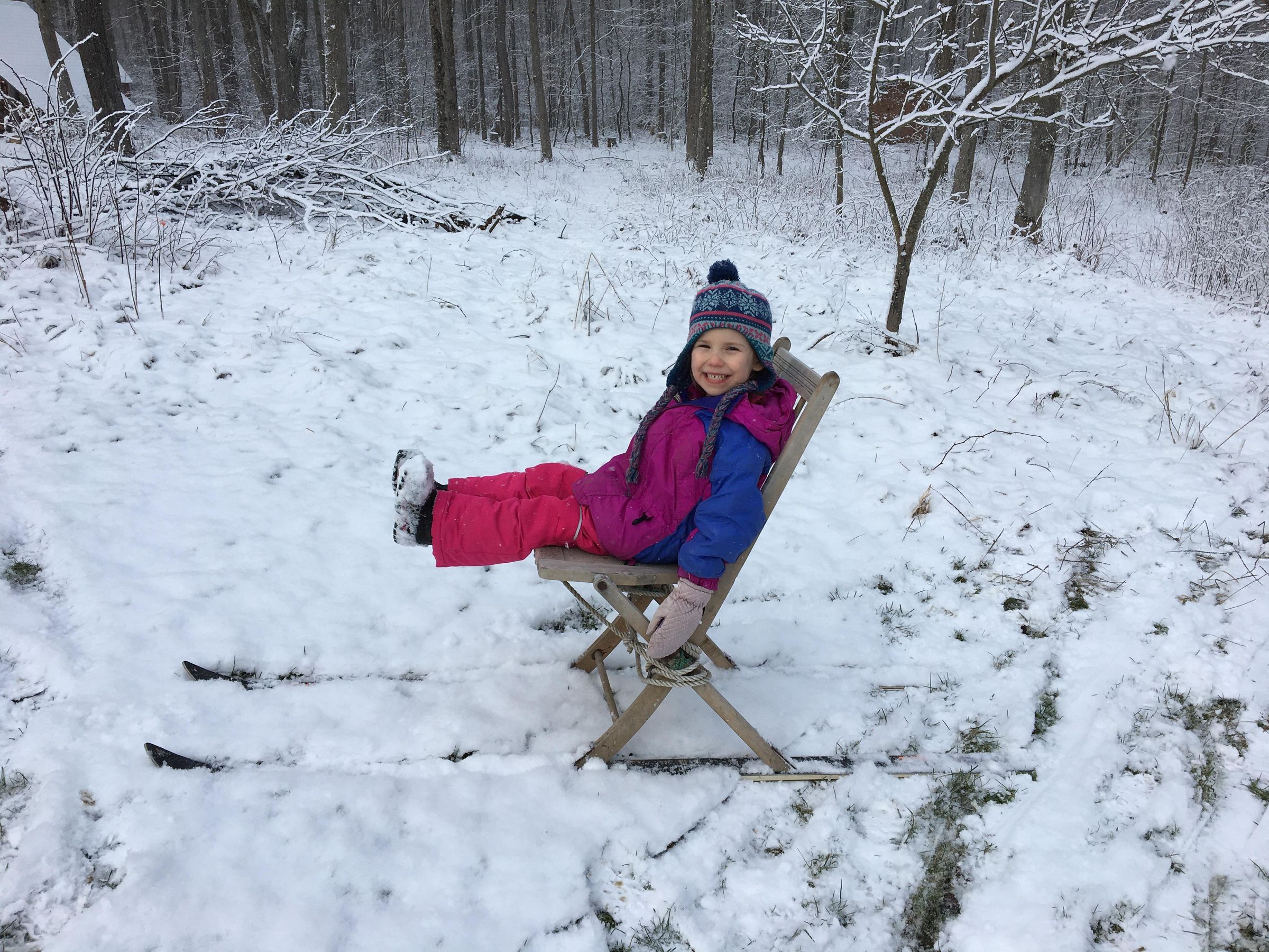 Kids Bored of Sledding? Ski Chair Is the Answer! Instructables