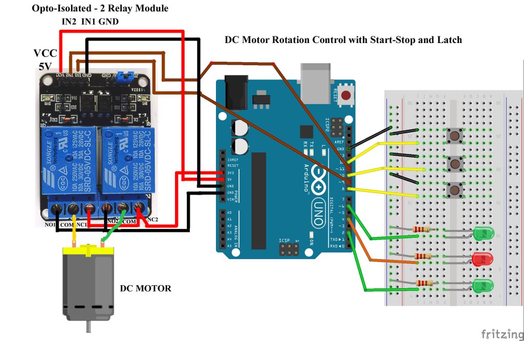 Motor Direction Control Circuit