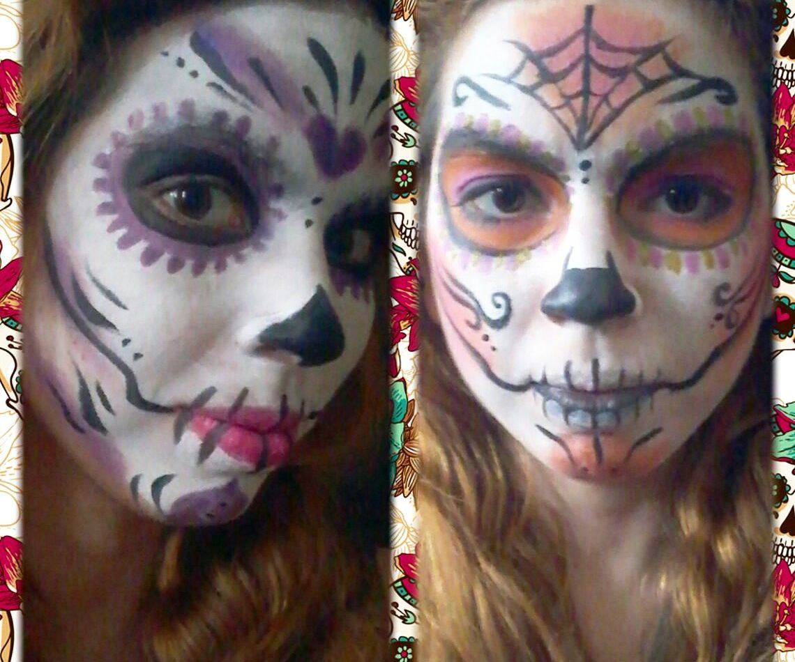 Sugar Skull Face Paint (2 Ways)