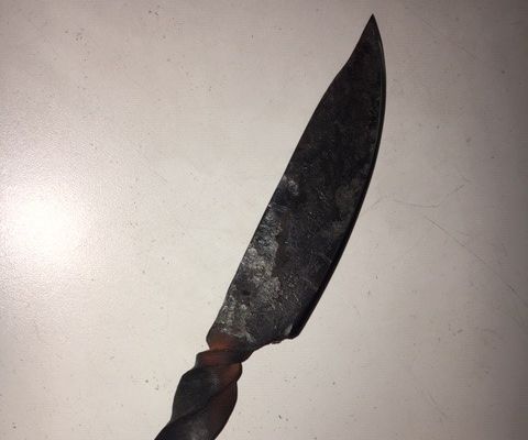 Railroad Spike Knife