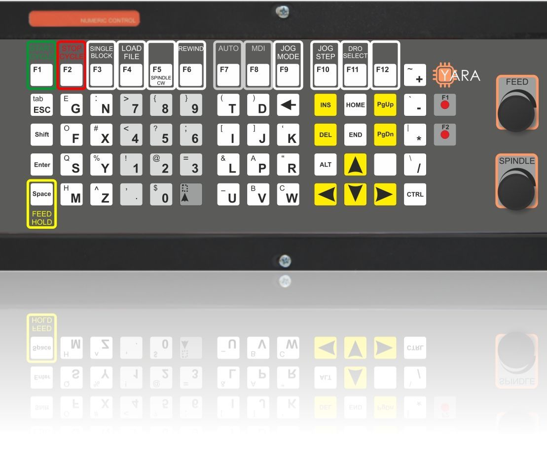 Waterproof Keyboard for MACH3 CNC