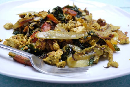 Vegan Gluten-Free Fridge Tofu Scramble!