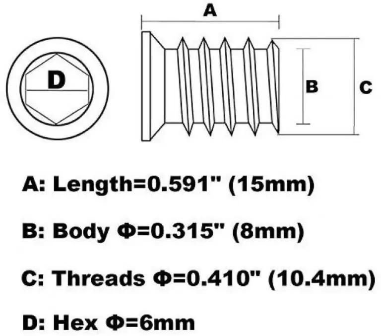 Thread Insert Installation Steps How to Attach Table Top to Base Using Threaded Inserts : 7 Steps ...