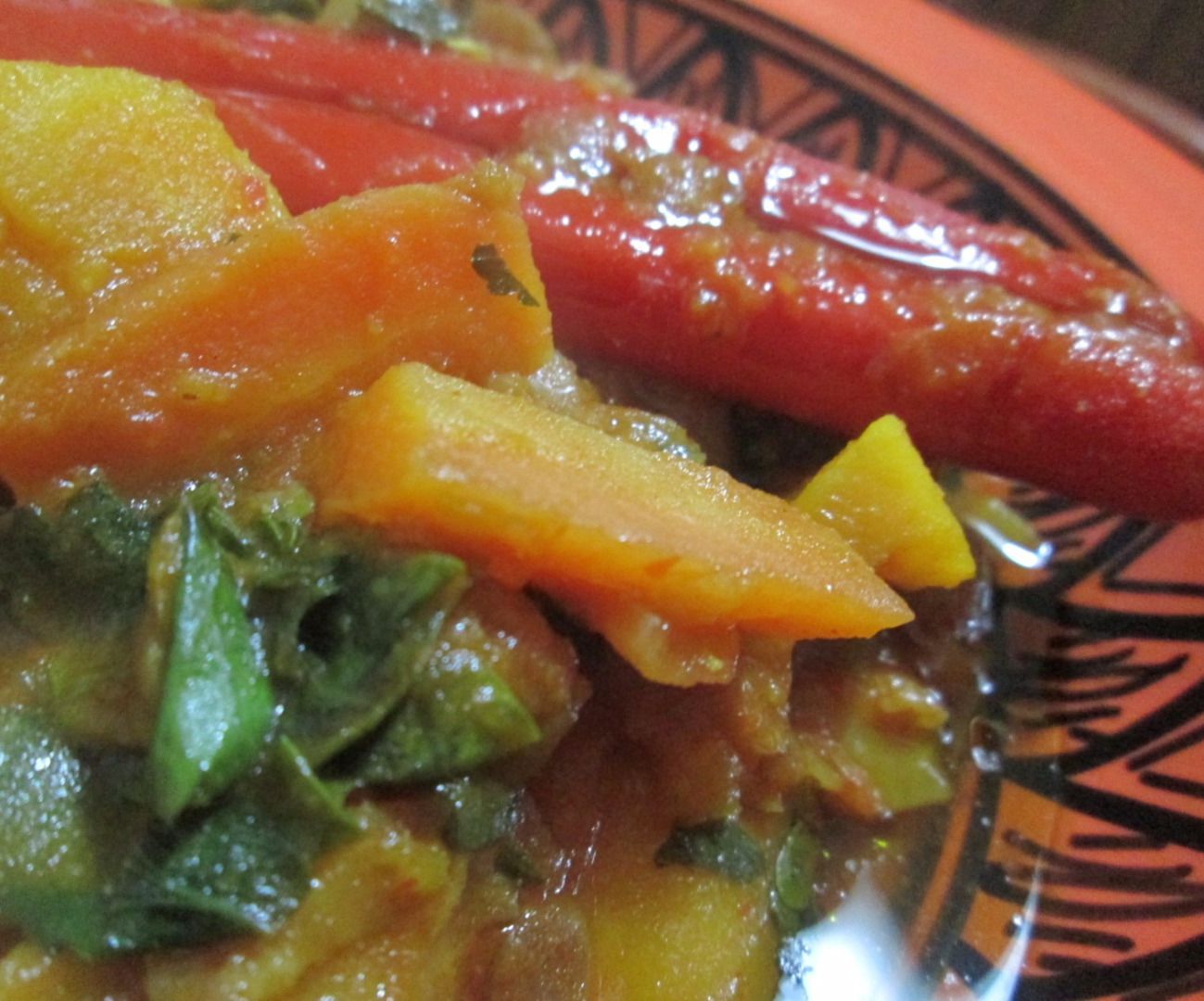 Meatless Flavorful and Spicy Pumpkin Stew 