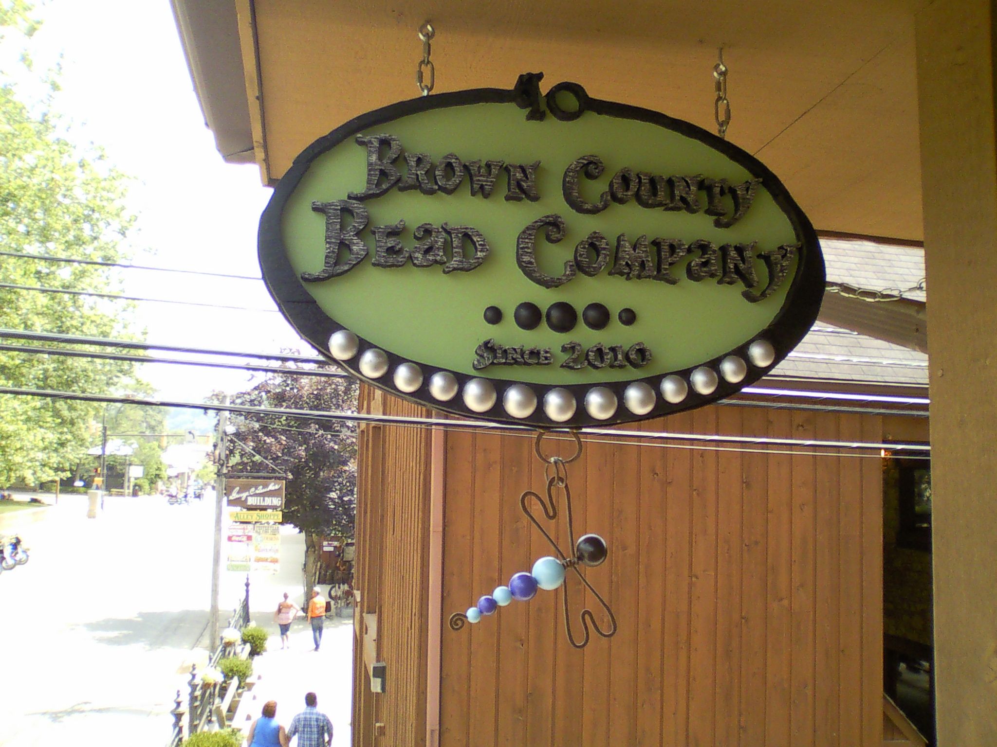 Handmade Sign for Bead Company