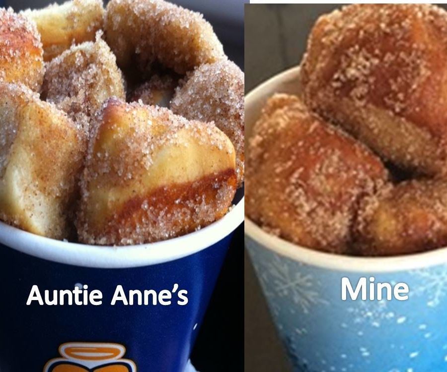 Auntie Anne's pretzel bites