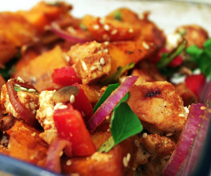 Roasted Pumpkin Salad - Thanksgiving Dinner