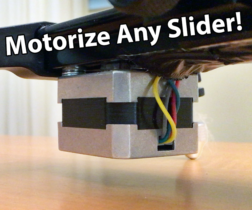 Make an Arduino Controlled Motorized Camera Slider!