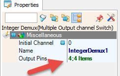 In Visuino Set Components