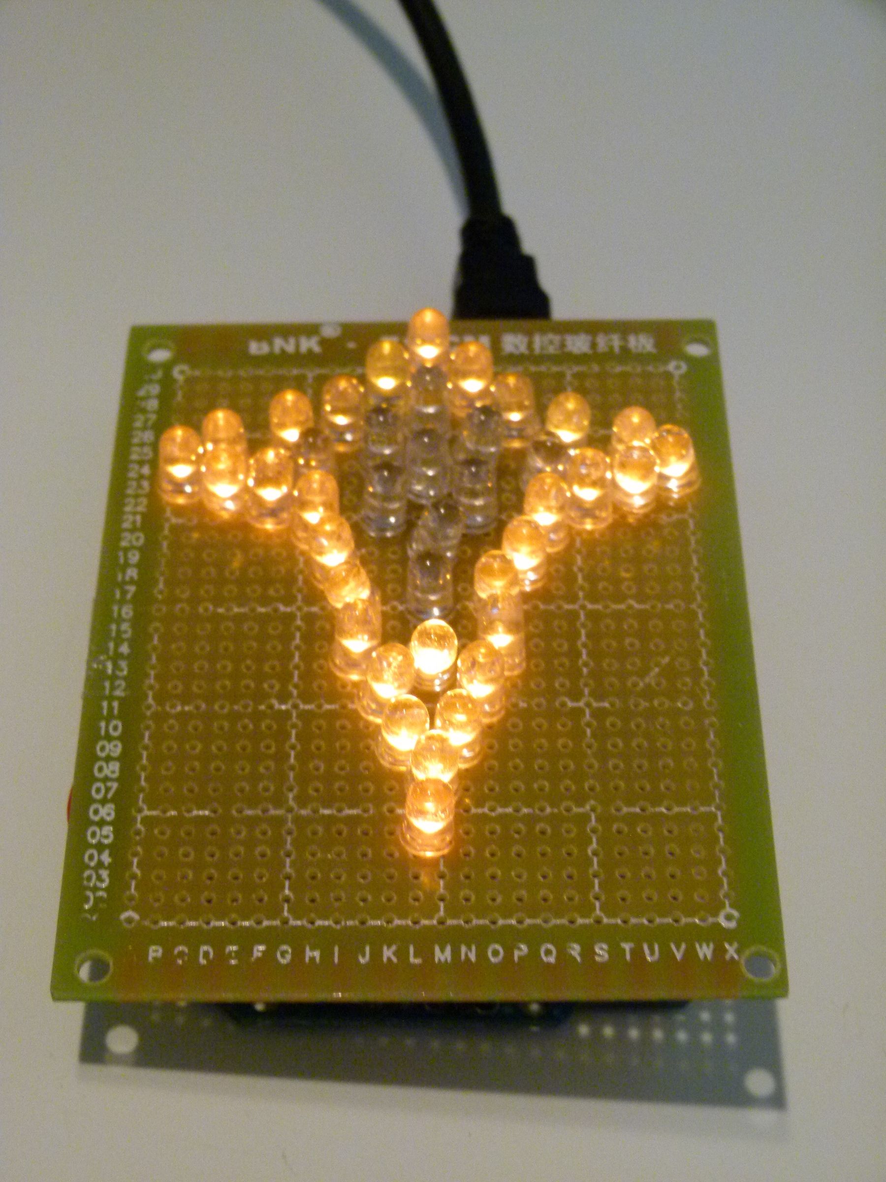 Flickering LED star!