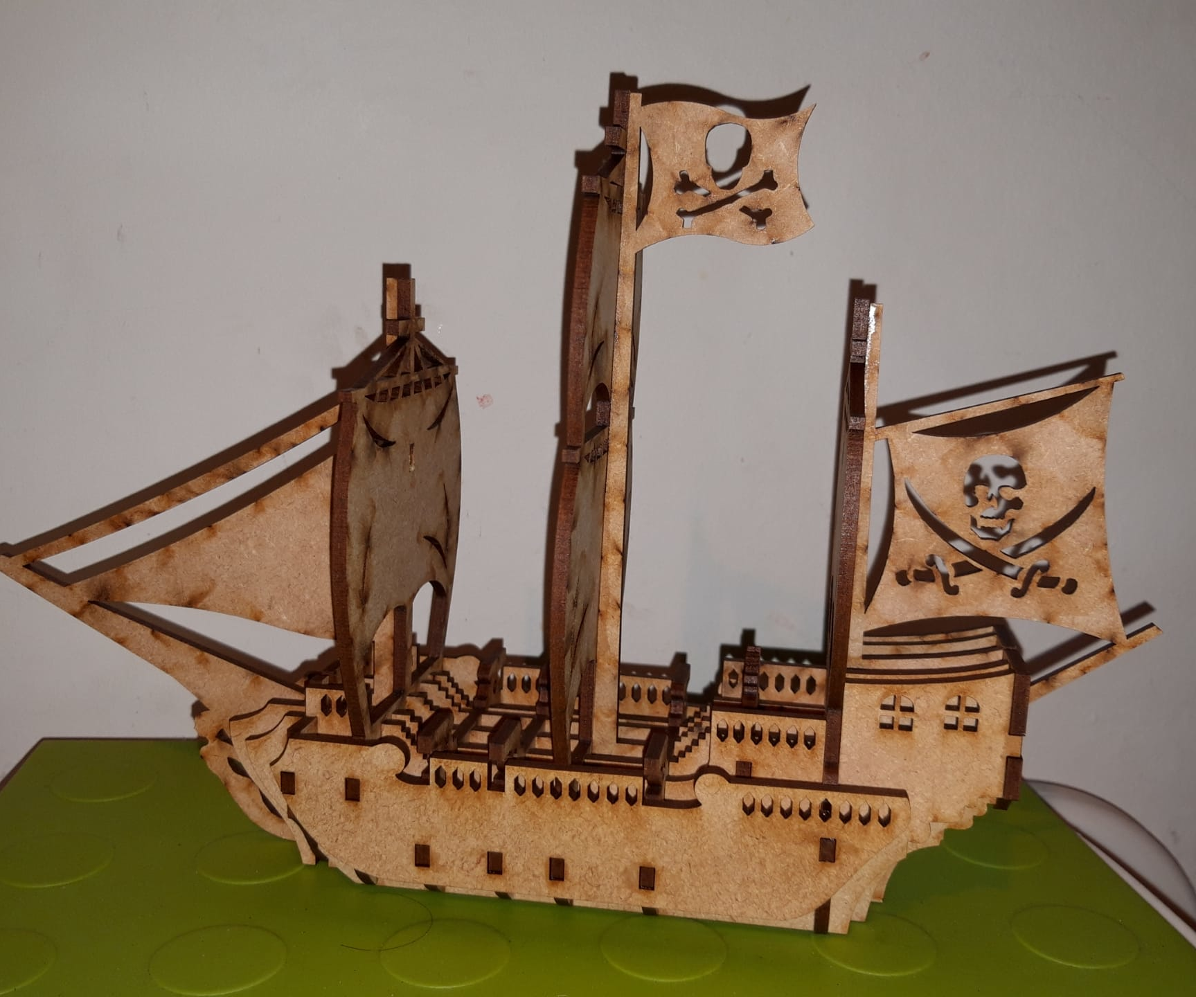 Pirate Ship for Laser Cutter
