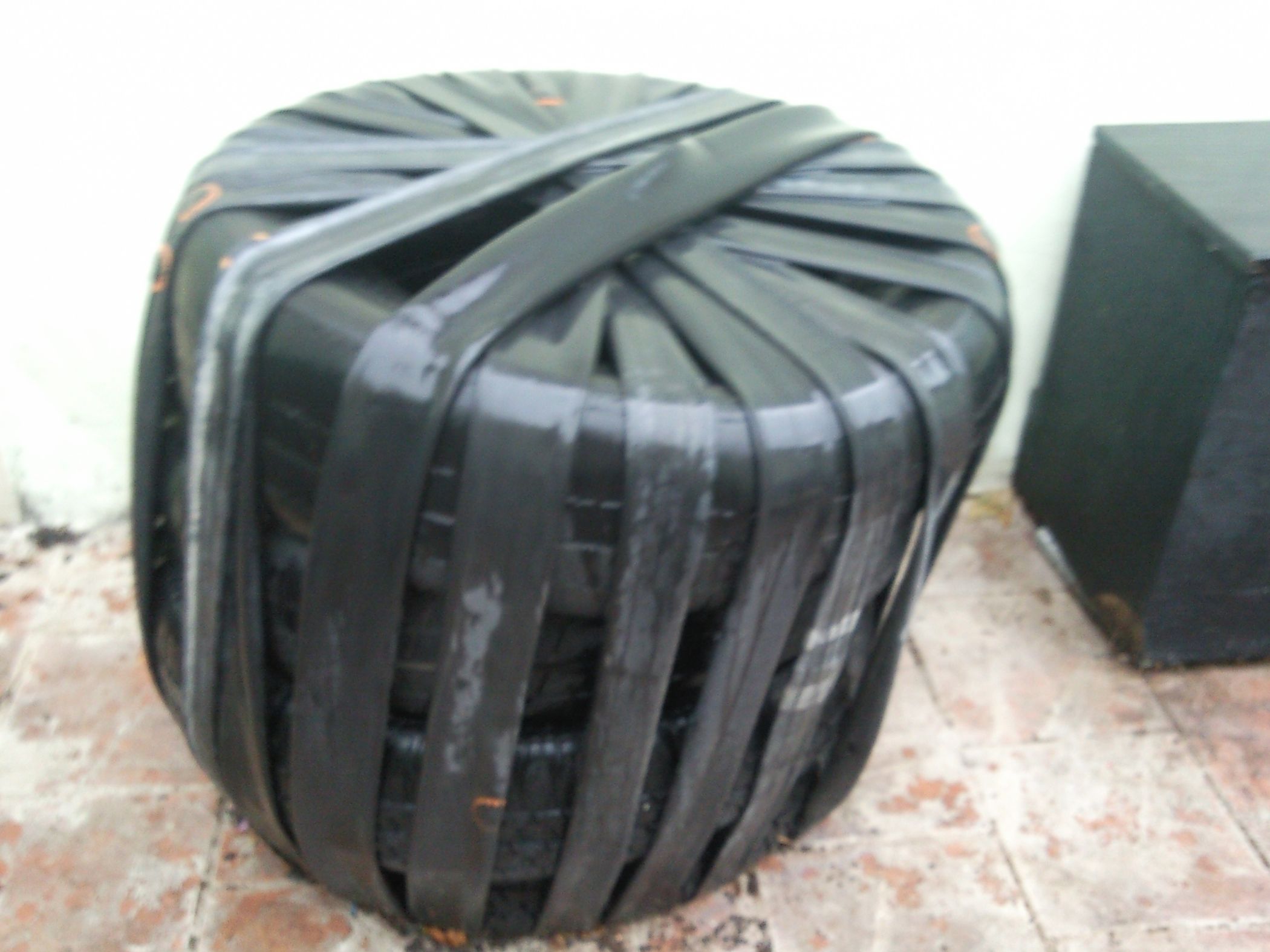 Upcycled Tire Inner-Tube Seat Organizers view 3