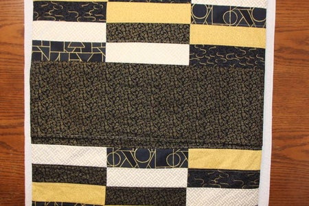 Sewing Background Front of Pillow to Back of Pillow