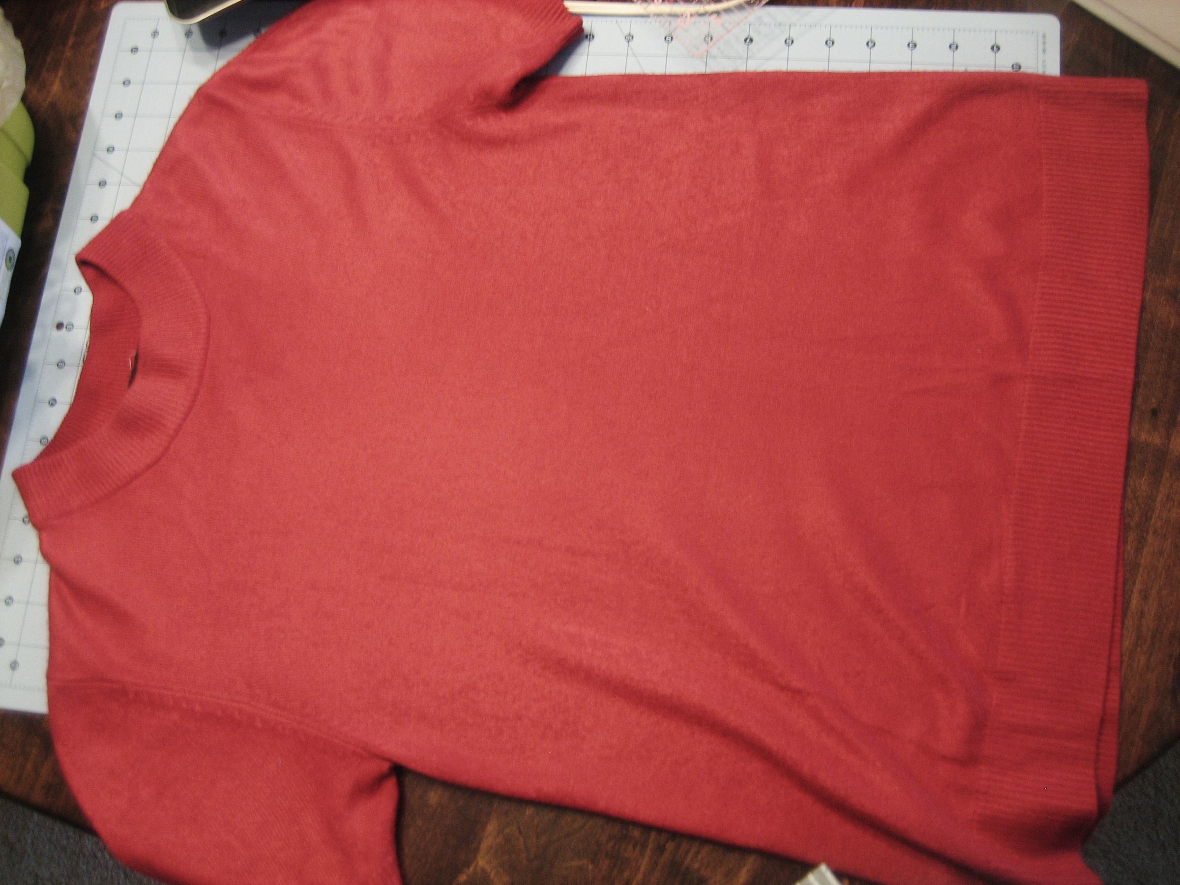 Repurposed sweater dress