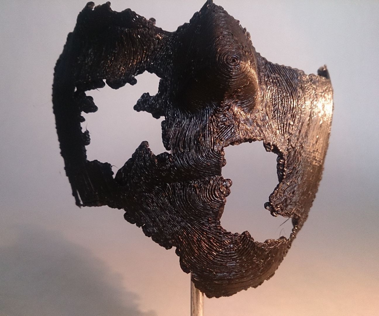 Artistic face mask by 2 photos