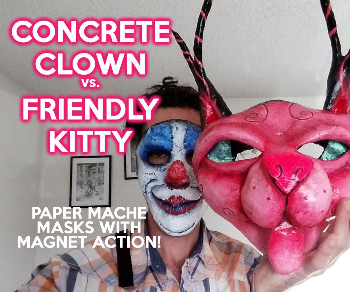 Concrete Clown Vs. Friendly Kitty