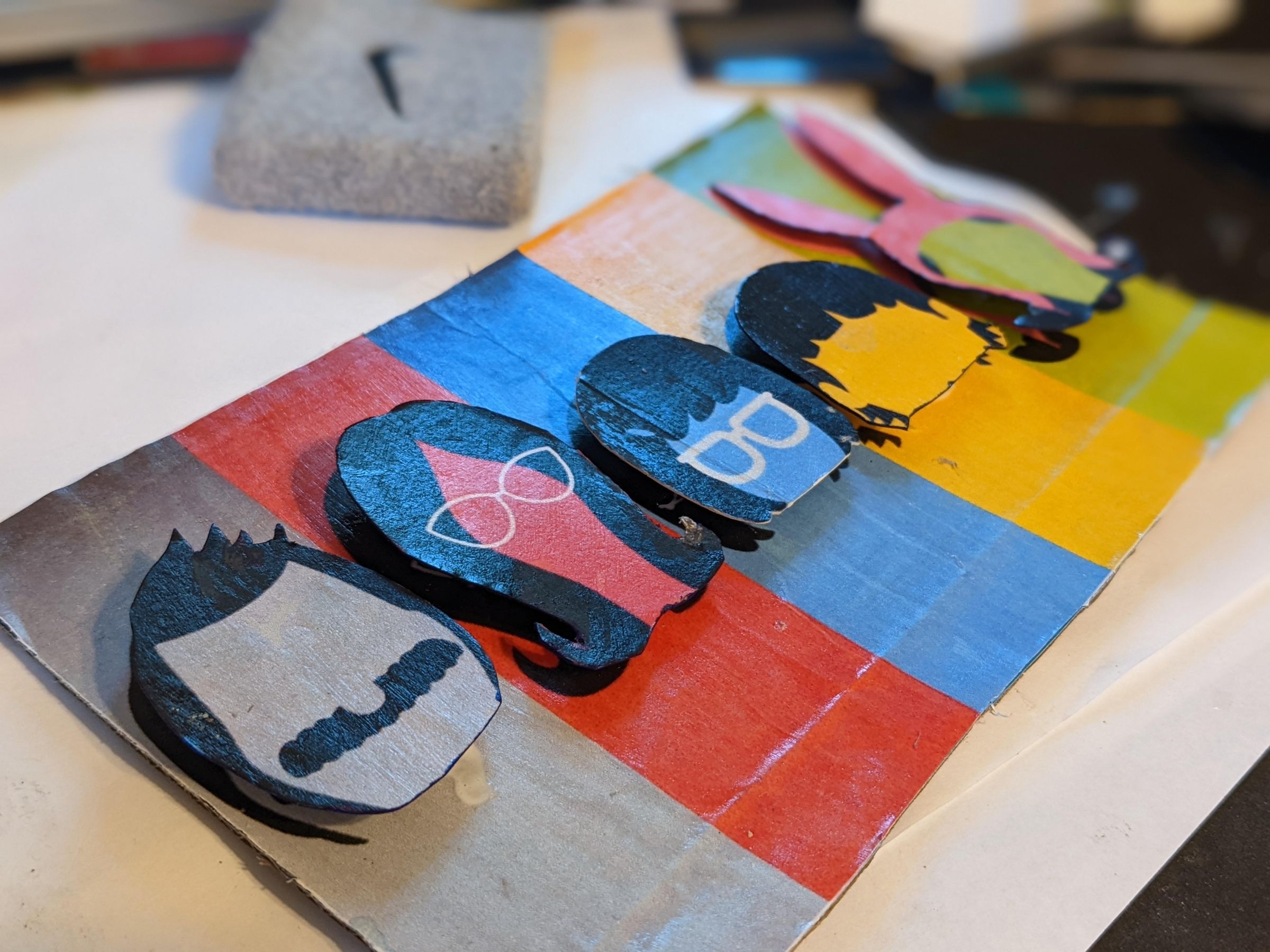 Bob's Burgers Cardboard Fridge 4 Steps (with Pictures