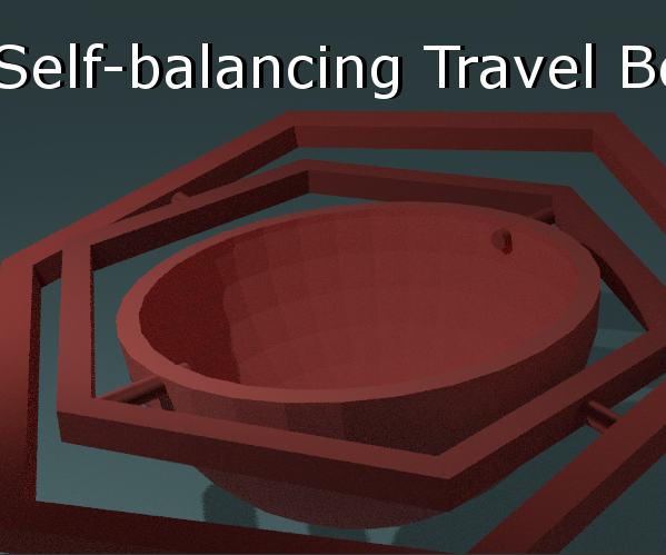 Self-Levelling Travel Bowl