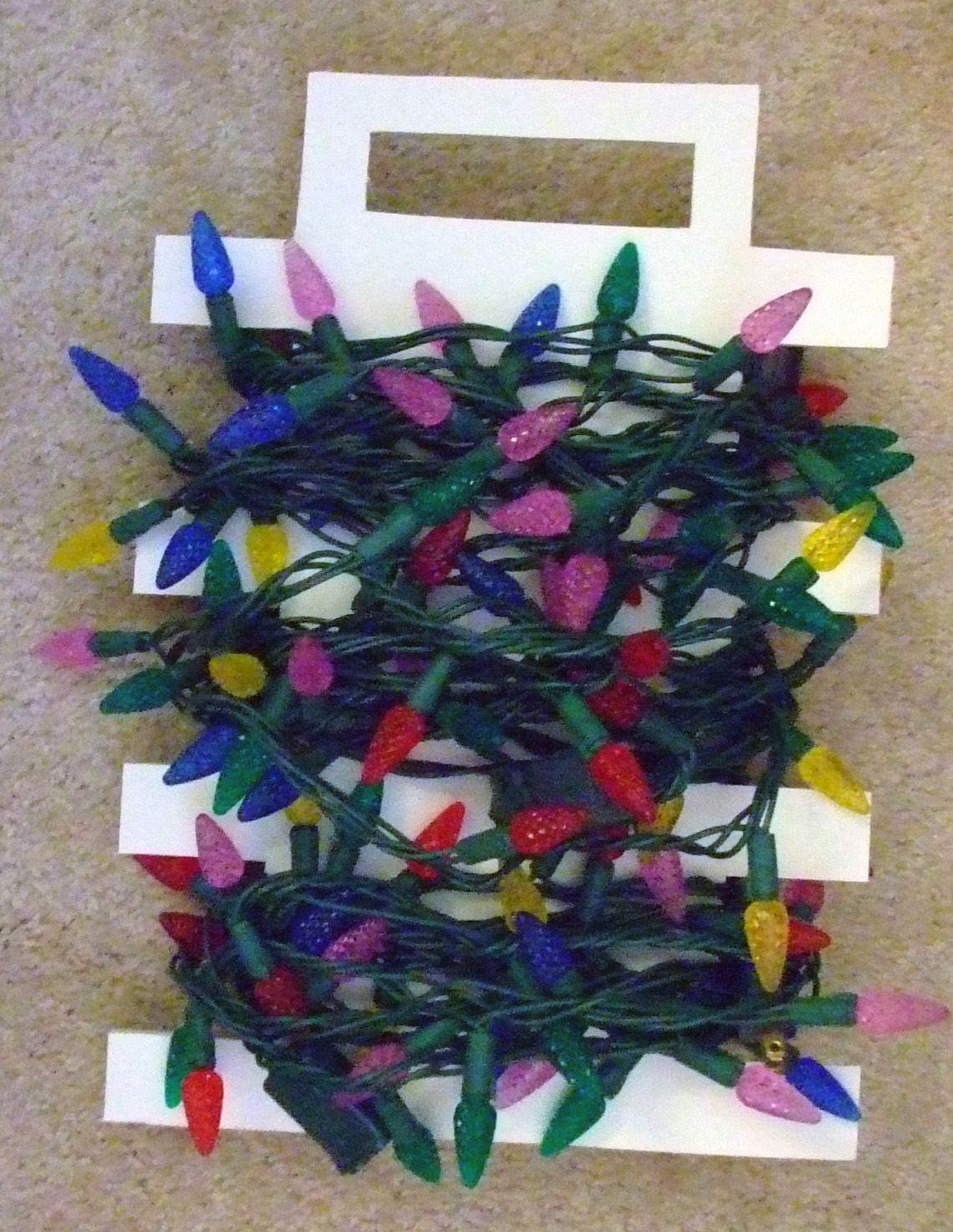 Cheap Homemade Christmas Light Holder 6 Steps Instructables