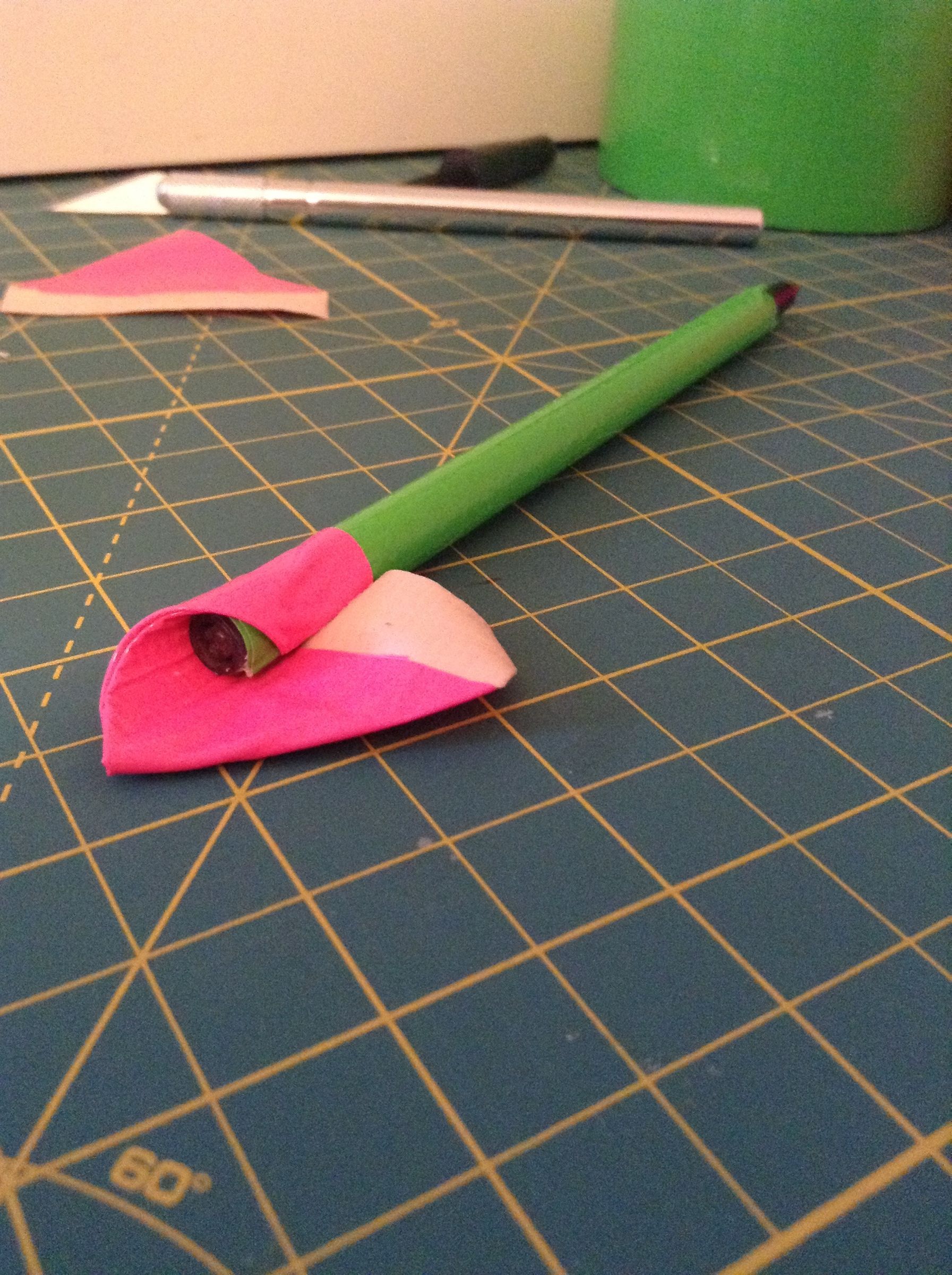 Duct Tape Flower Pen : 7 Steps - Instructables