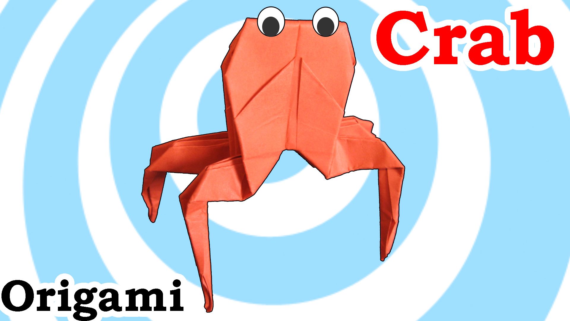 Origami Crab - Video Tutorial