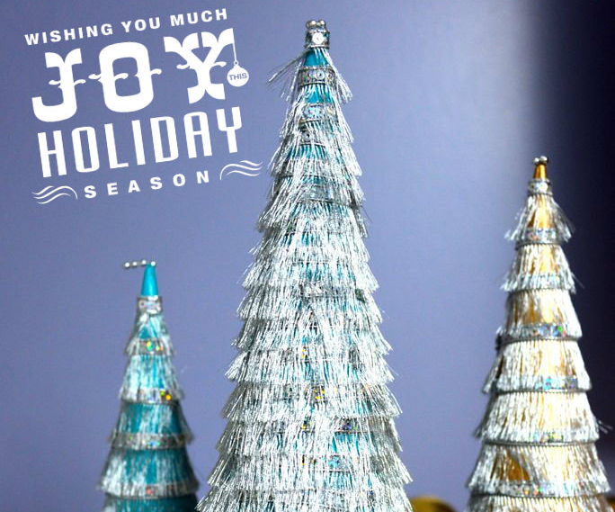 Fringe Christmas Trees Are Fun and Easy to Make