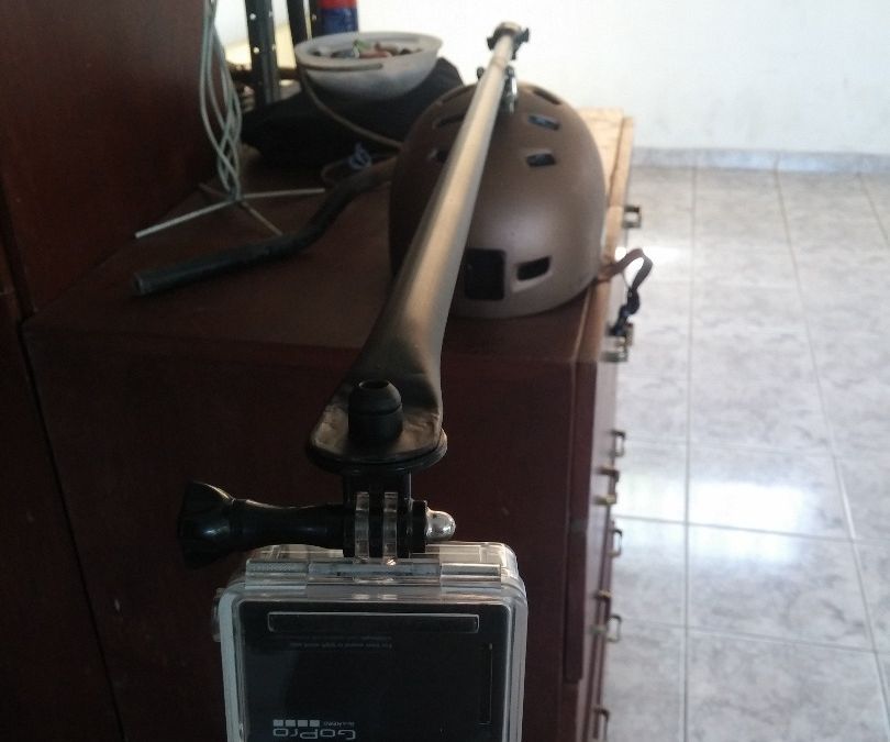 Gopro helmet swivel mount