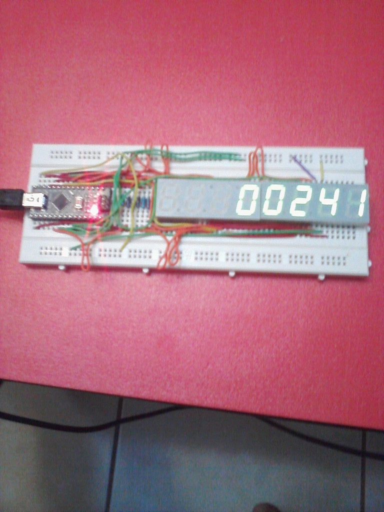 Uploading 5-Digit Arduino Counter Code