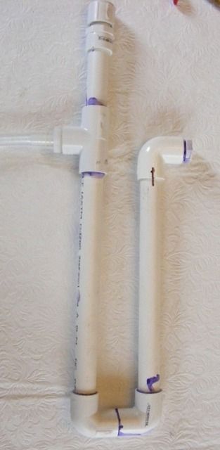 Simple Set-mounted PVC Blood Cannon for Theatre Special Effects