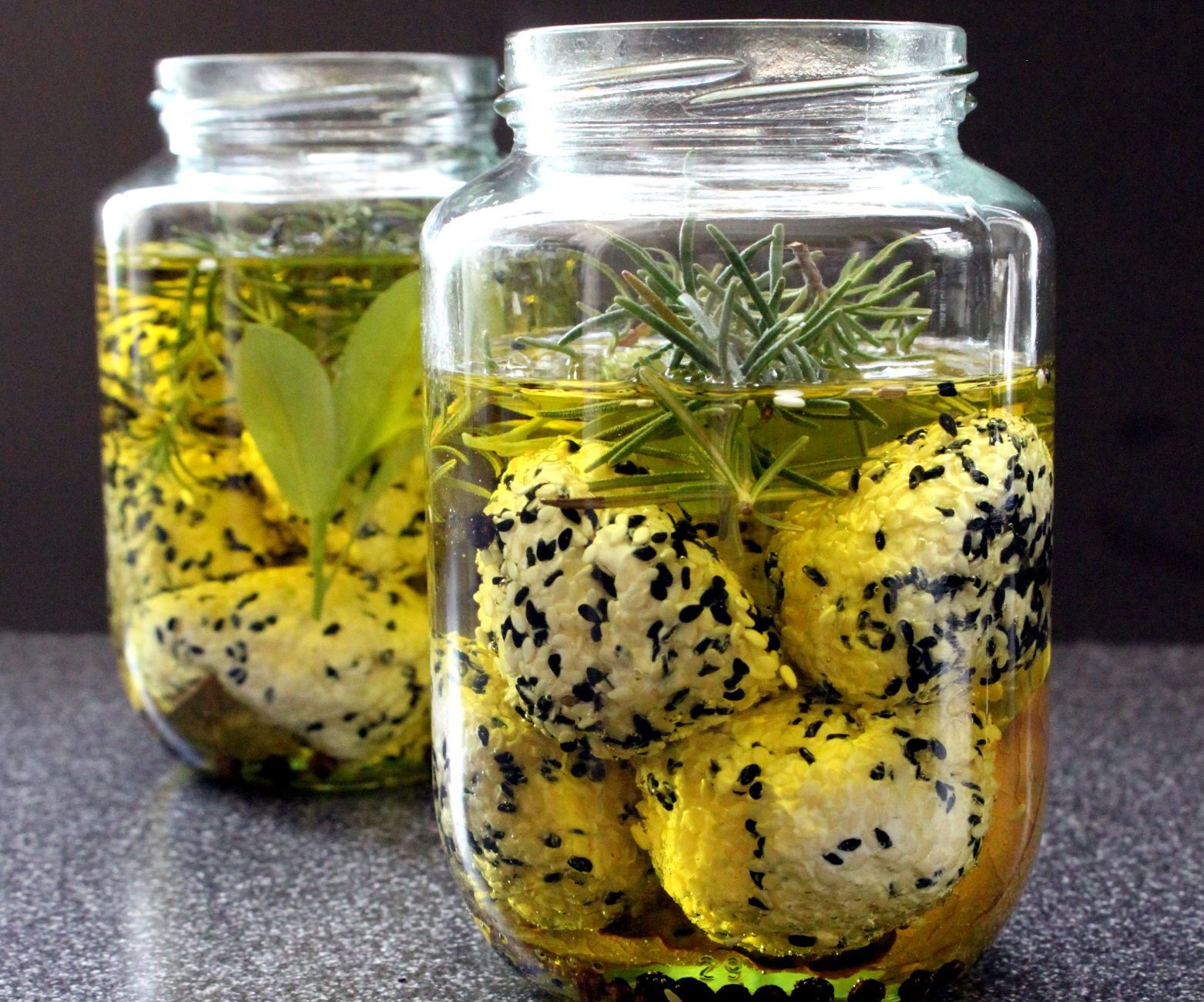 Cream Cheese in Oil - Breakfast in a Jar