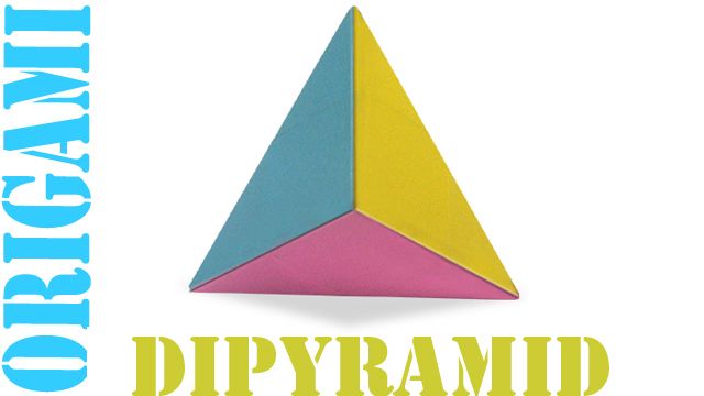 How to Make an Origami 3D Plain Dipyramid (Hexahedron)!