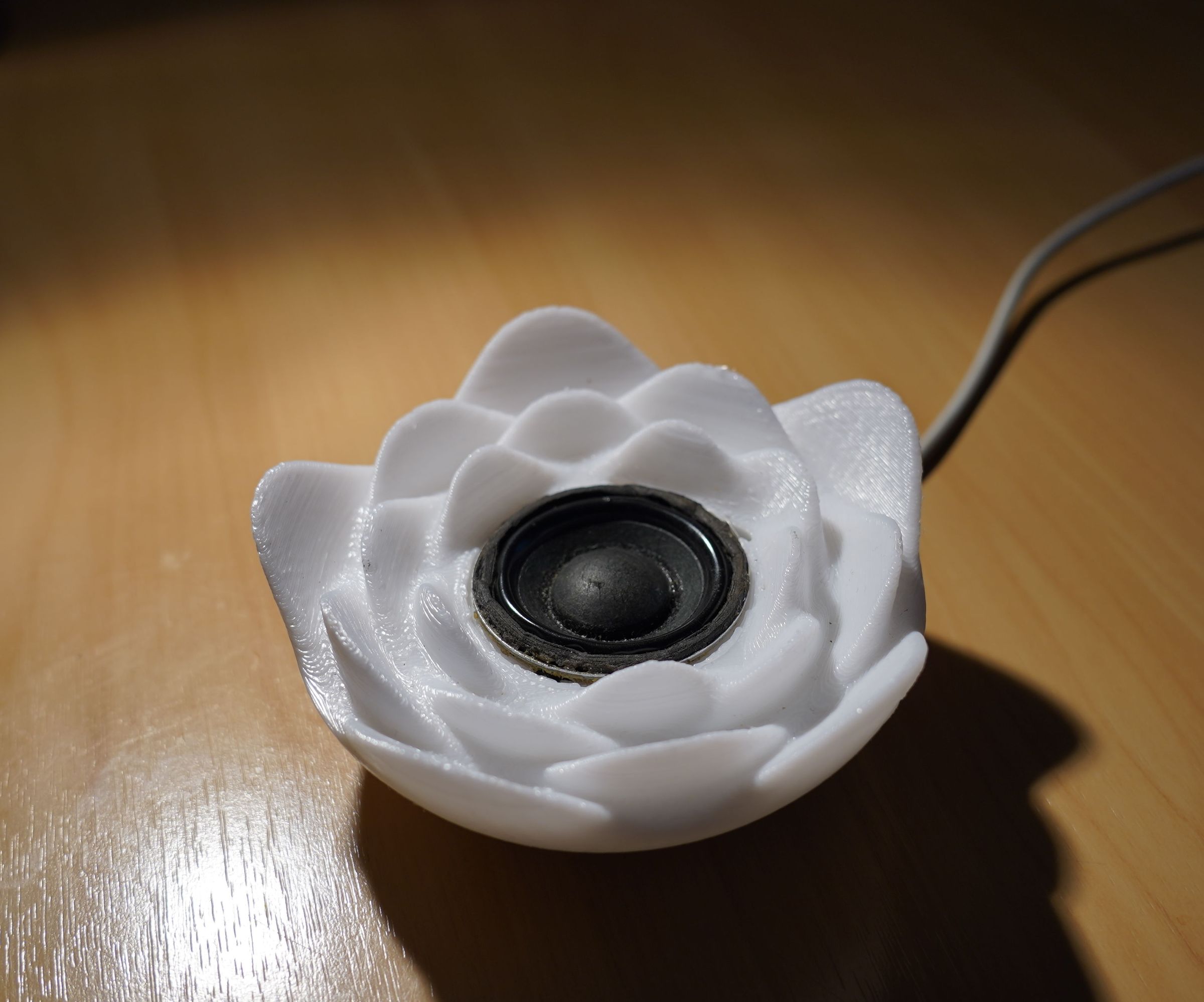 Rose. 3D Printed Speaker
