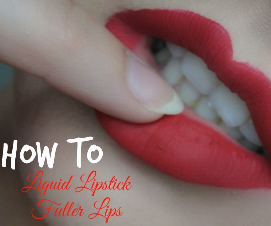 How to Apply Your Liquid Lipstick