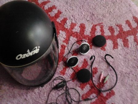 Helmet Stereo Headphones