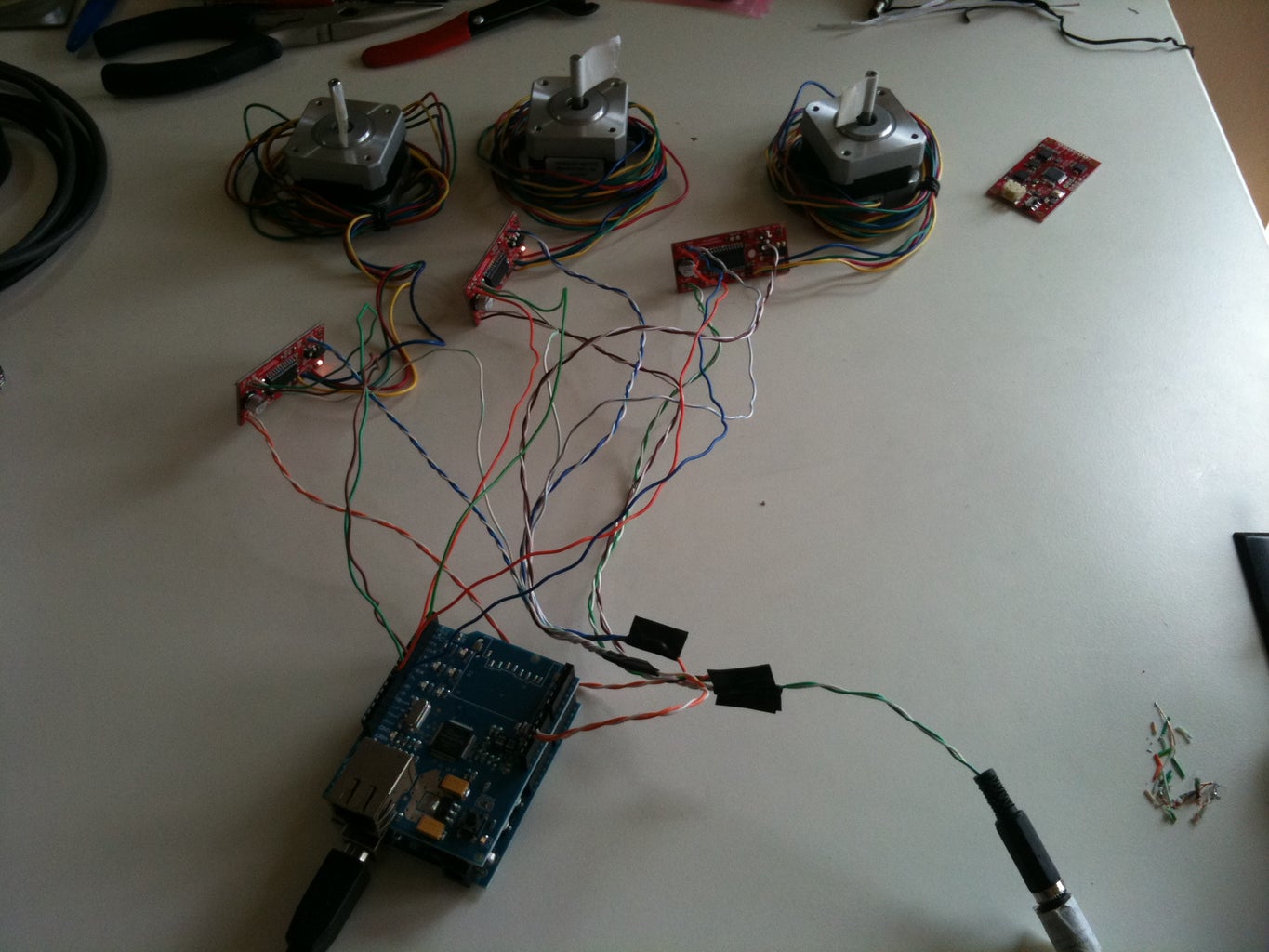 How to Wire an Arduino-based 3-axis CNC Machine : 6 Steps (with ...