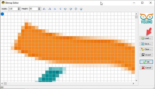 In Visuino Add & Set Components