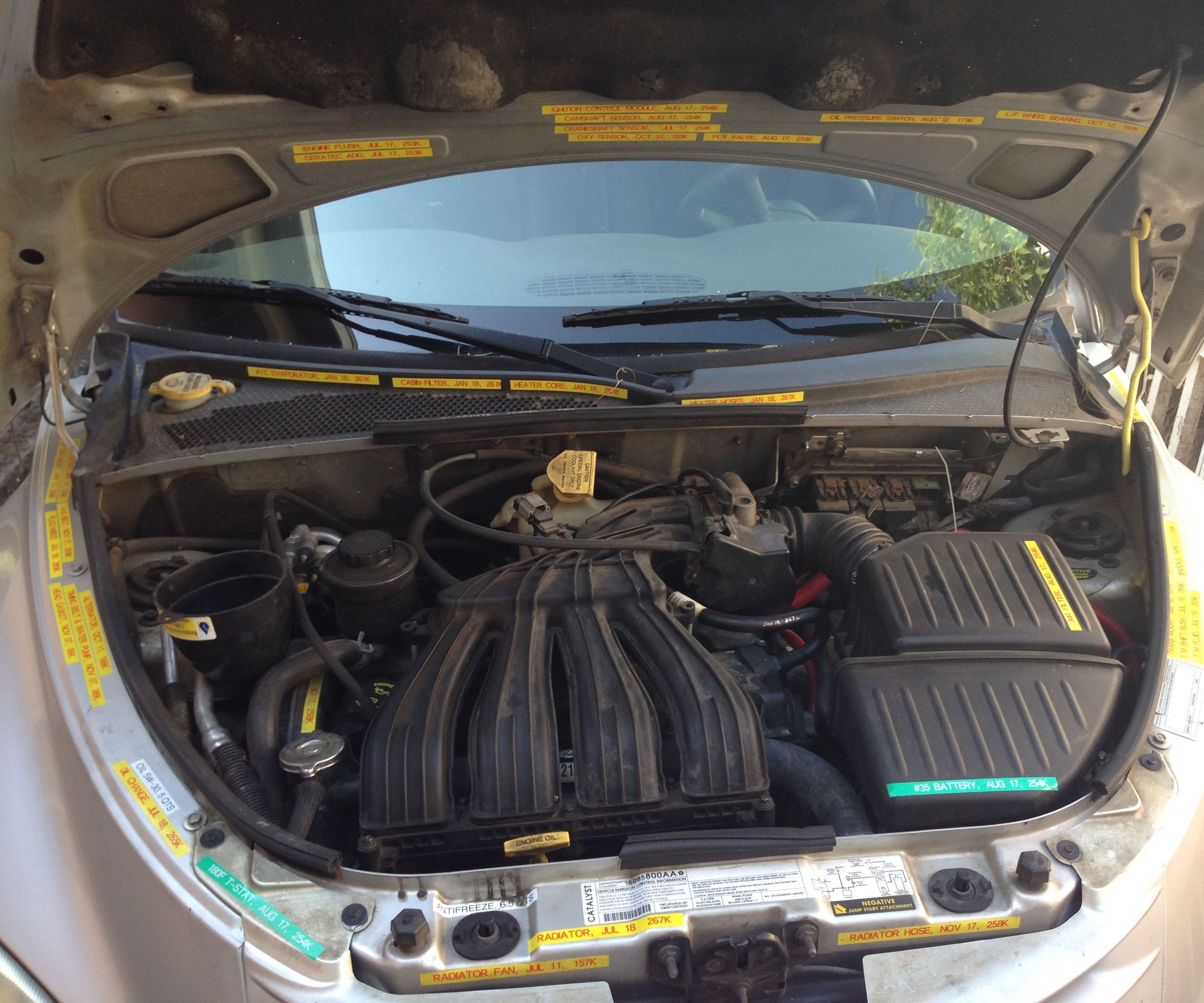 Car Maintenance Log by Label Maker