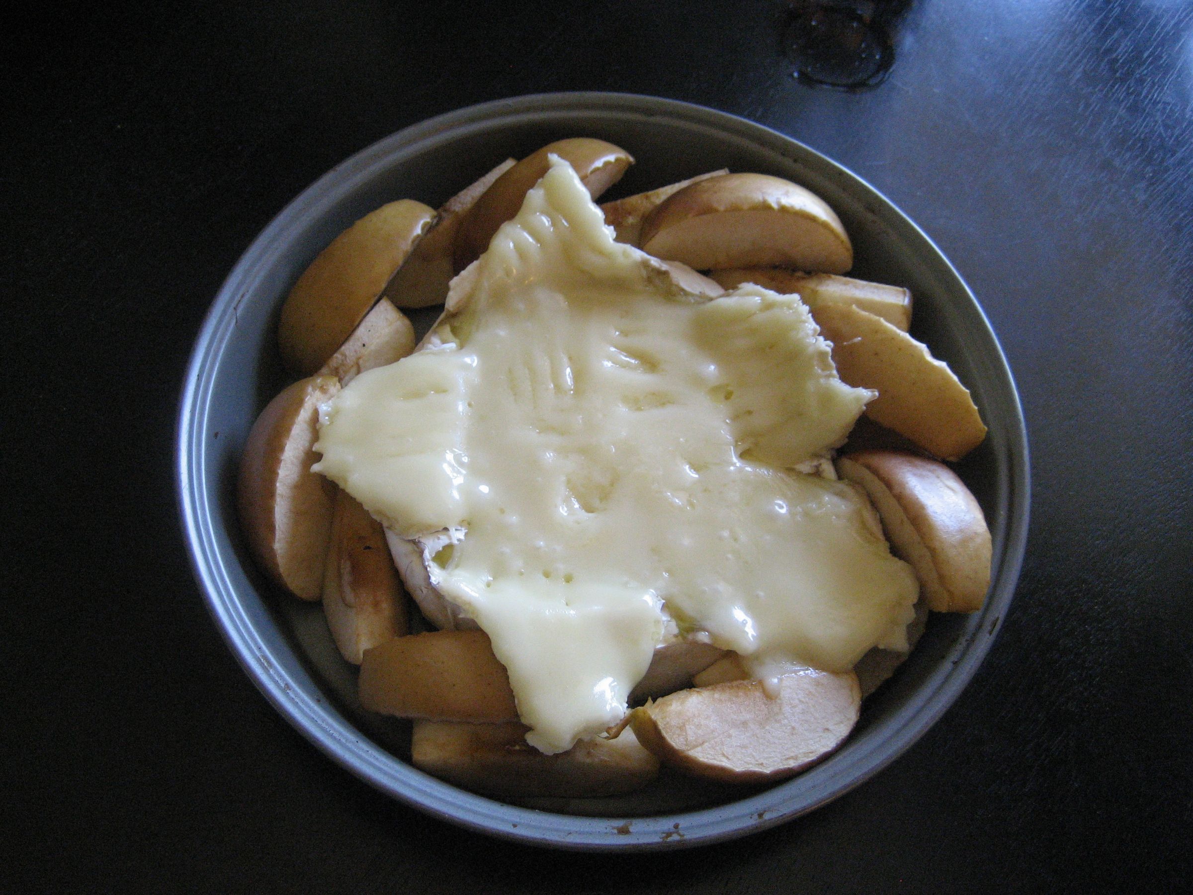 Pecan Smoked Brie With Apples